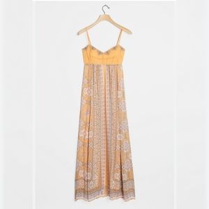 by anthropologie sleeveless tulle a-line maxi dress By Anthropologie Tulle Dot Maxi Dress